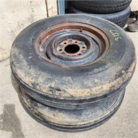 2- 7.60-15 Floatation Tires