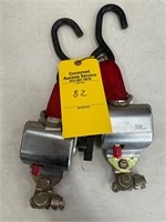 (2)SURE LOCK AUTO RATCHET STRAPS