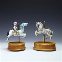 Two Vintage Willitz Designs Musical Carousels