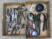 Two Boxes of assorted tools