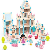 342-Piece 3D Princess Castle Villa Doll House Set