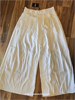 NEW w tags Stylewe Ivory WIde Leg Pant Large