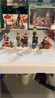 Townspeople Christmas figurines