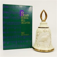 1983 Executive Series Beam Musical Bell Decanter