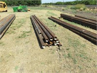 Appx. (17) 4" x 21' to 24' Surplus Steel Pipes