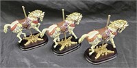 Group of three Carousel collection by The