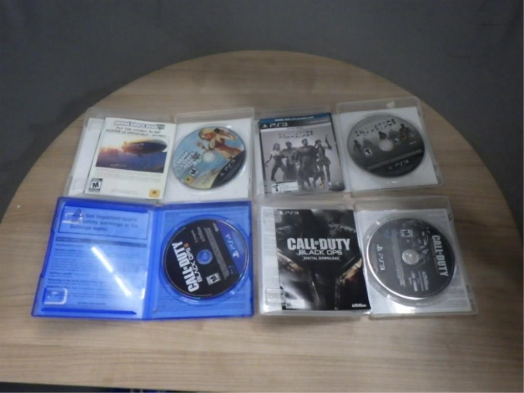 1 PS4 GAME & 3 PS3 GAMES *SEE BELOW*