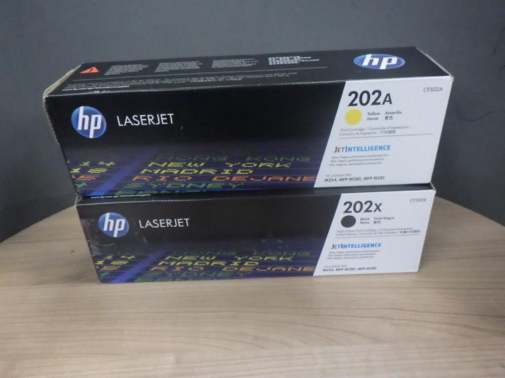 2 HP LASERJET PRINT CARTRIDGES