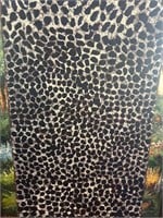 Large Oil on Canvas Leopard