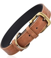 (new)Classic Leather Dog Collar for Small Medium