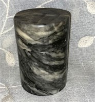 Vintage Marble Jar with Lid