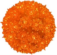 Orange Outdoor Starlight Sphere 7.5