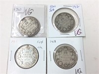 50 Cents Can 1911,1912, 1917,1918