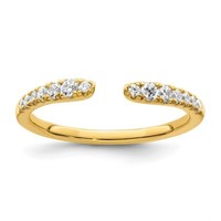 14k Yellow Gold Lab Grown Diamond Ring