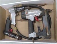 Air Tools incl. Chisel and Staple Gun