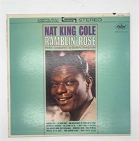 VTG Nat King Cole Ramblin’ Rose Vinyl Record ST