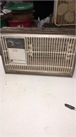 Milk crate, 1500 watt heater, cord protector,