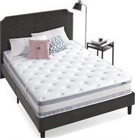 ZINUS 10' Comfort Support Hybrid Quilted Mattress