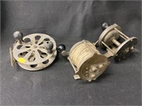 3 Vintage Fishing Reels