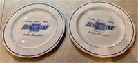 Pair of Chevrolet Gibbs-Huey Company Plates