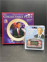 Countdown President Obama last day & collect plate