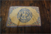 Small Blue and Yellow Rug