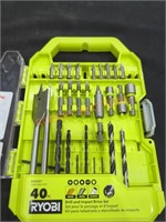 Ryobi 40pc. Drill and Impact Driver Set kit