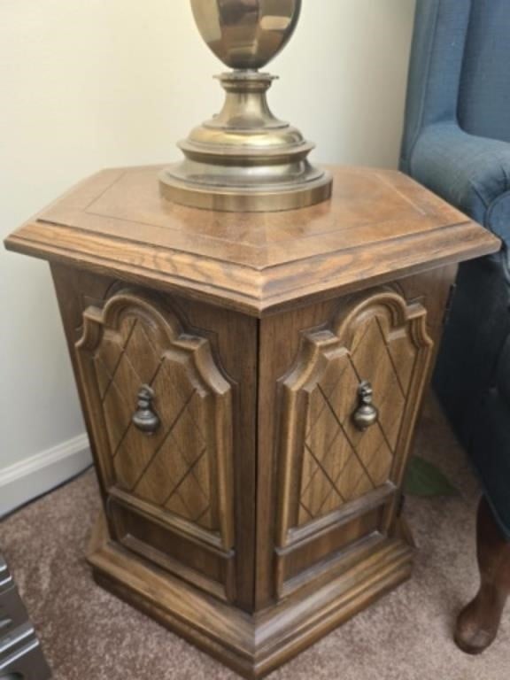 Vintage Octagon side table