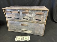 Metal Vintage Bread, Flour, Coffee, Sugar, Tea Box