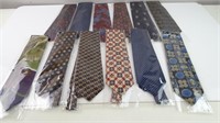 (12) NEW Men's Patterned Neck Ties