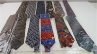 (12) NEW Men's Patterned Neck Ties