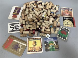 Collectible Corks and Bar Coasters