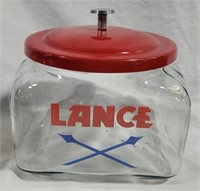 Glass Lance store jar