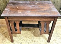 Mission Style Oak Desk w/ Issues