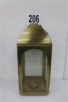 Large Metal/Glass Lantern (Approx. 19" Tall)