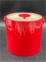 1950s Georges Briard Cherry Red Ice Bucket
