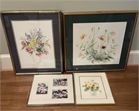 Collection of Floral Wall Decor