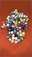90  vintage marbles 5/8 + / - mint condition