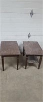 2- End Tables.