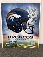 Denver Broncos NFL Hologram Multiple Signatures -