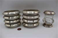 Frank M. Whiting Sterling Silver Coasters +