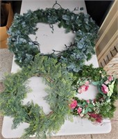 Artificial Christmas wreaths