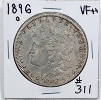 1896-O  Morgan Dollar   VF+