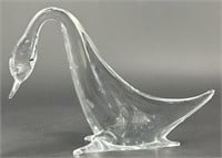 Large Murano Art Glass Swan