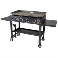 36 in. 4 Burner Liquid Propane Flat Top Grill