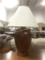 27 Inch Tall Heavy Pottery Table Lamp