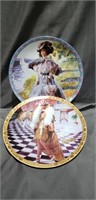 Set Of 2 Barbie Collectors Plates. " Stand Not