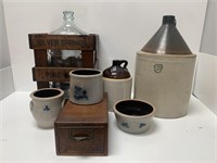 Antique Stoneware, Stoneware, & Old Bottles