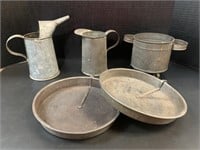 Vintage / Antique Tin Ware & Oil Cans