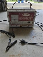 Dayton 6 amp battery charger. No tested